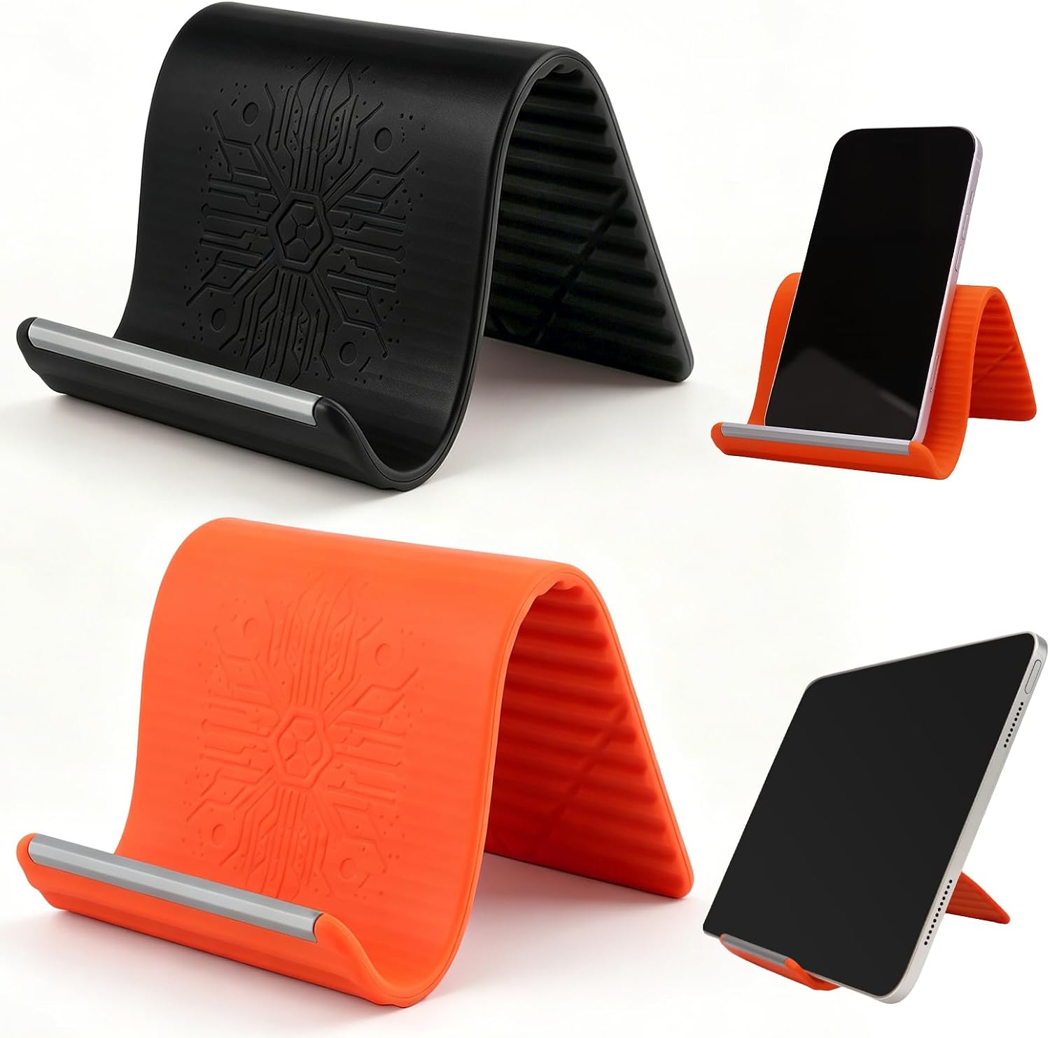 Bendable Silicone Phone Stand — 2 Pack, Foldable