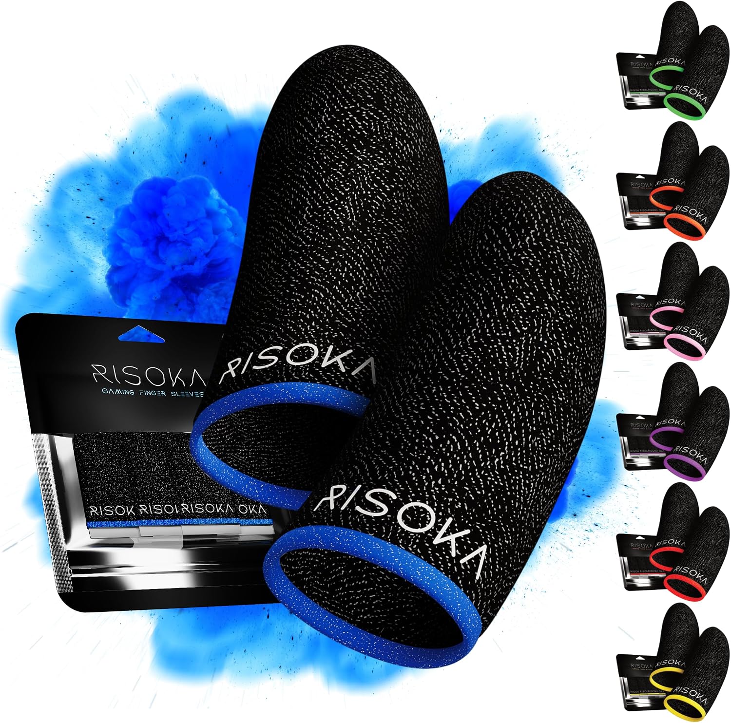 Gaming Finger Sleeves — 10 Pieces, Touchscreen Glide
