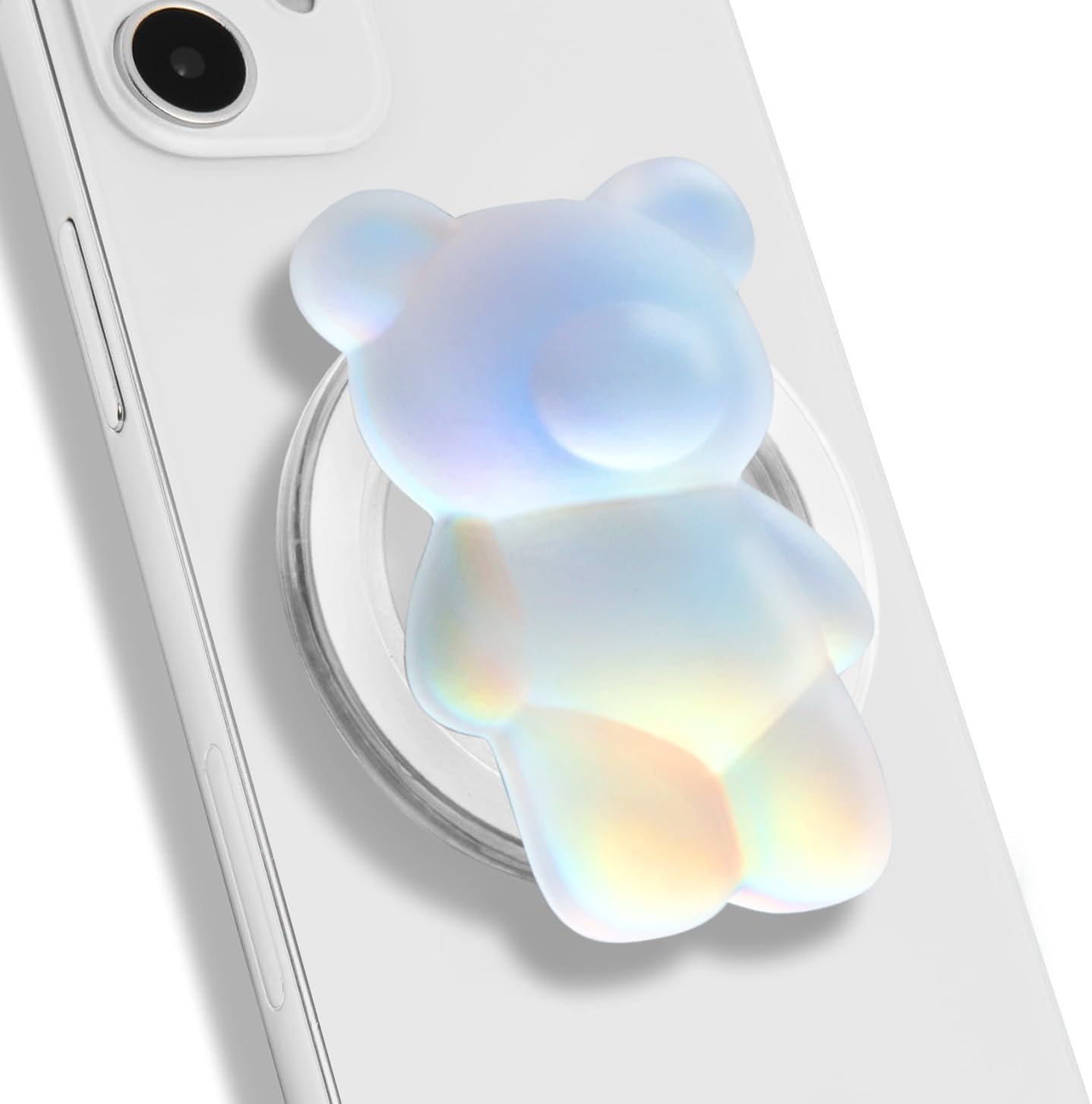 Magnetic Collapsible Phone Grip — 3D Gummy Bear Style