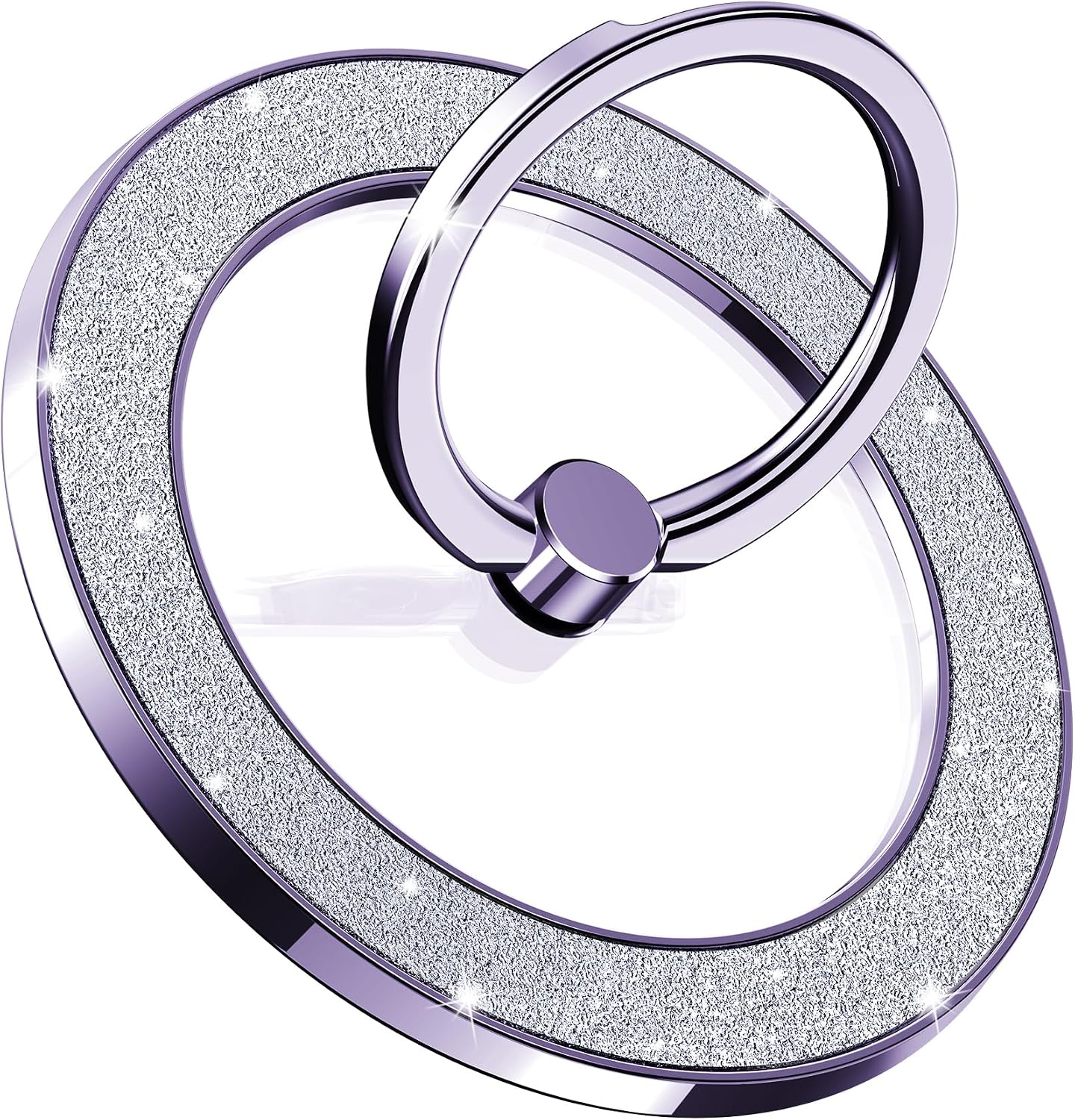 Magnetic Ring Grip for MagSafe — 360° Rotation, Glitter Finish