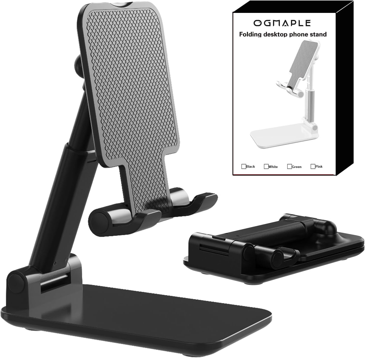 Mini Desk Phone Stand — Foldable, Portable
