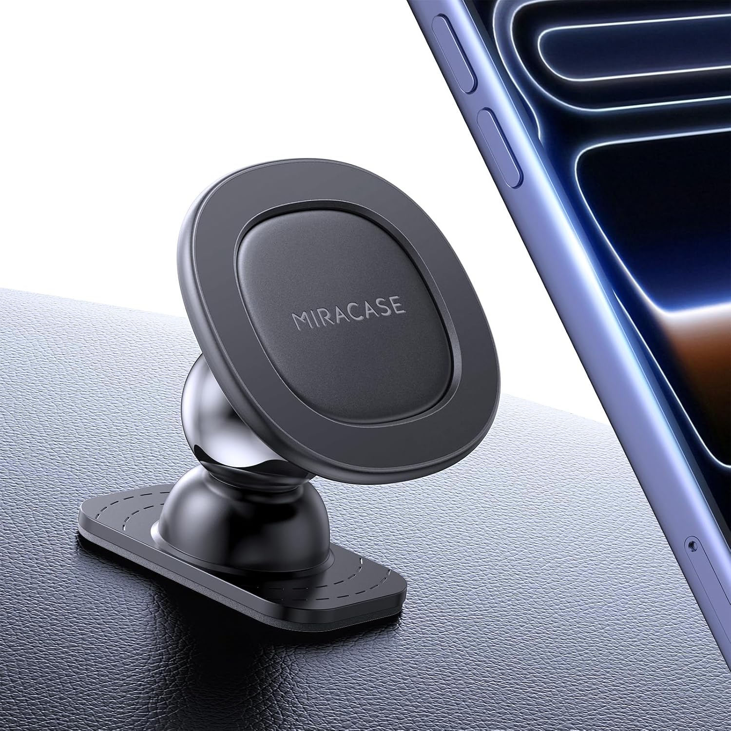 Car Vent Phone Mount with Metal Hook Clip