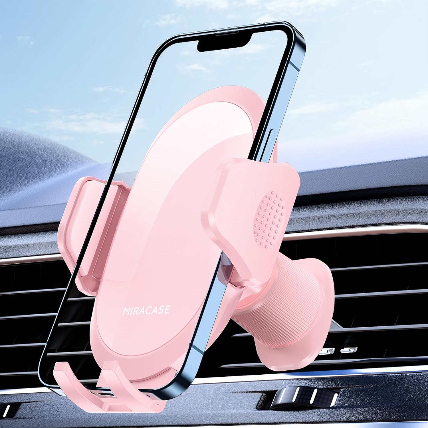 Car Vent Phone Mount with Metal Hook Clip