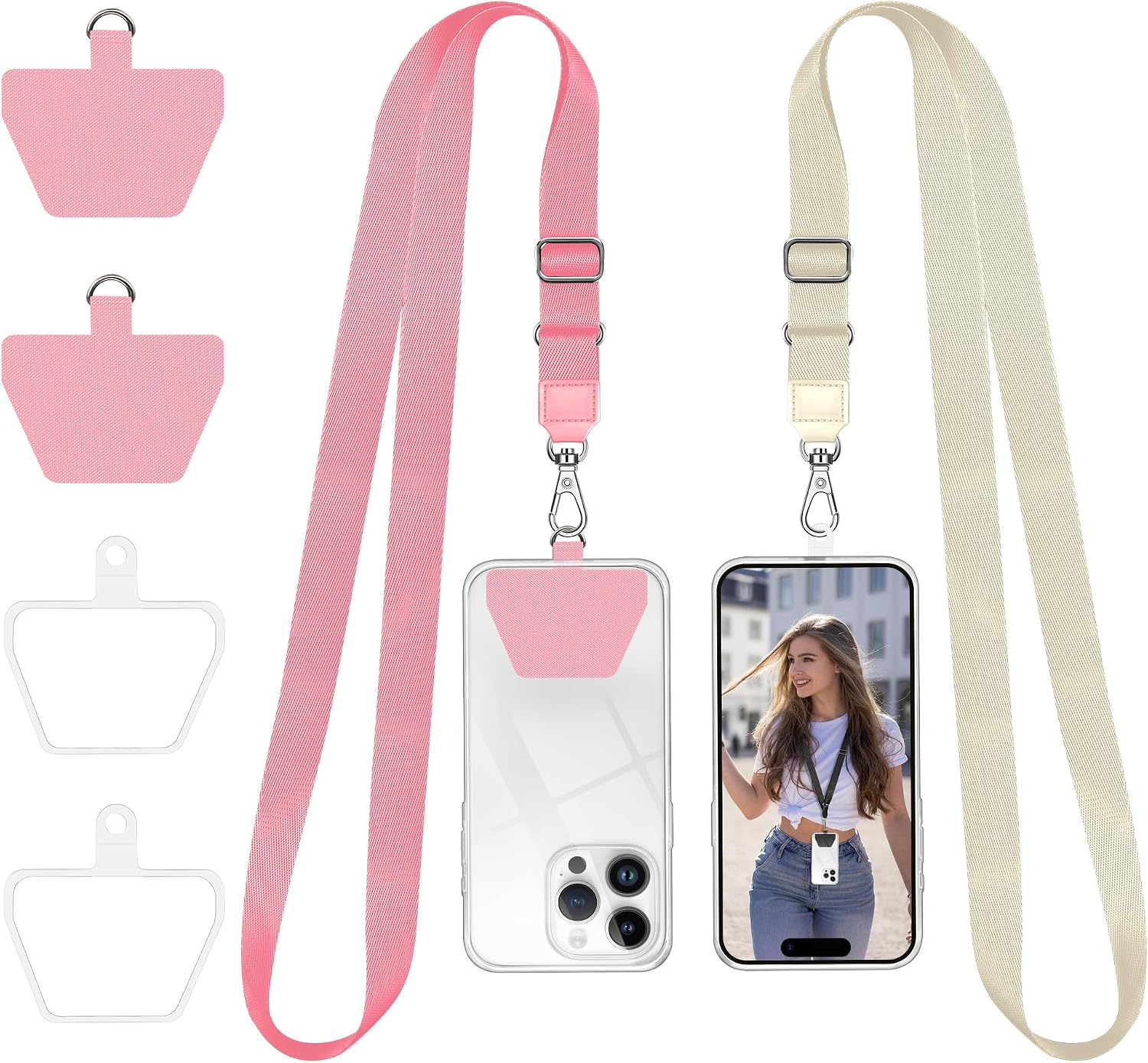 Universal Phone Neck Strap — Adjustable, for Case, Keys and ID
