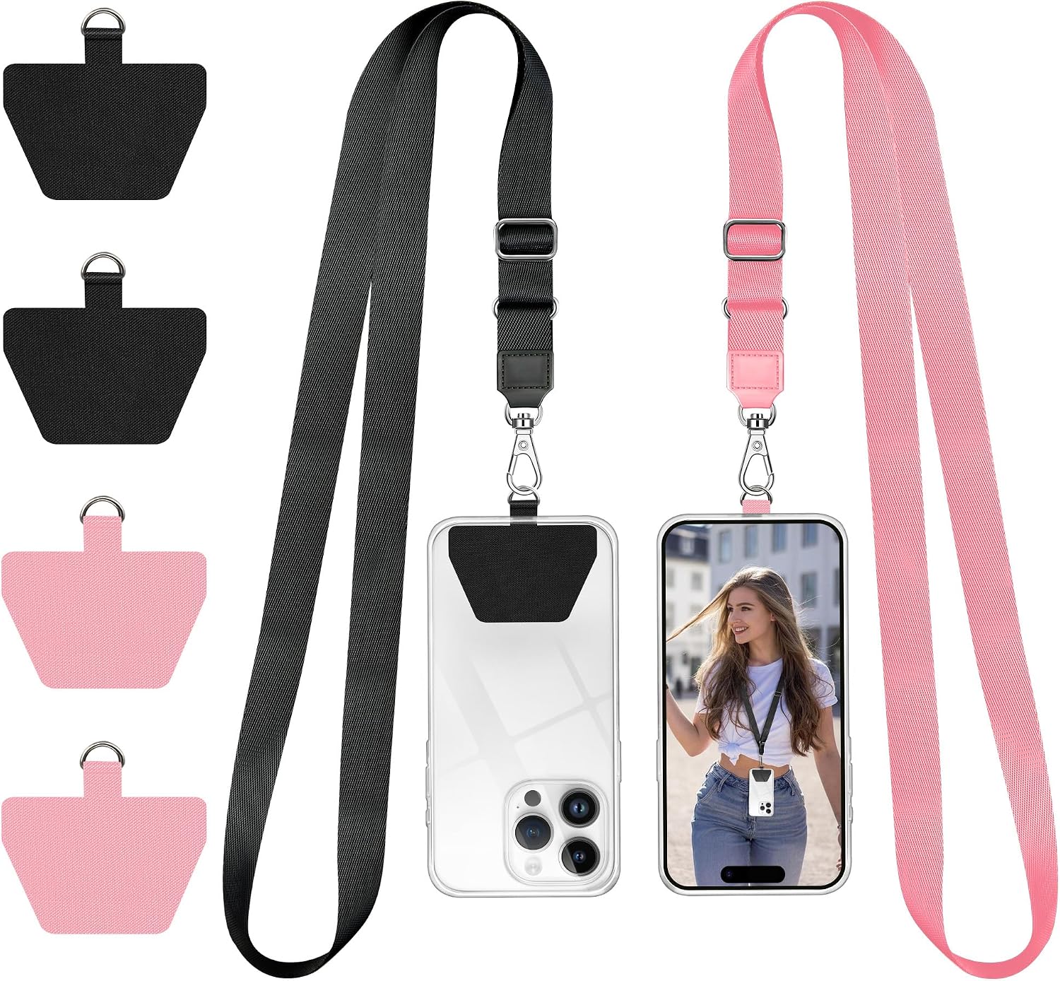 Universal Phone Neck Strap — Adjustable, for Case, Keys and ID