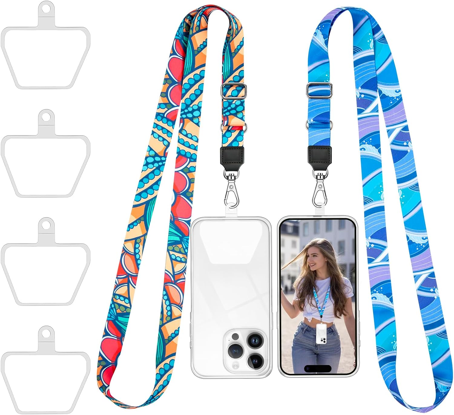 Universal Phone Neck Strap — Adjustable, for Case, Keys and ID