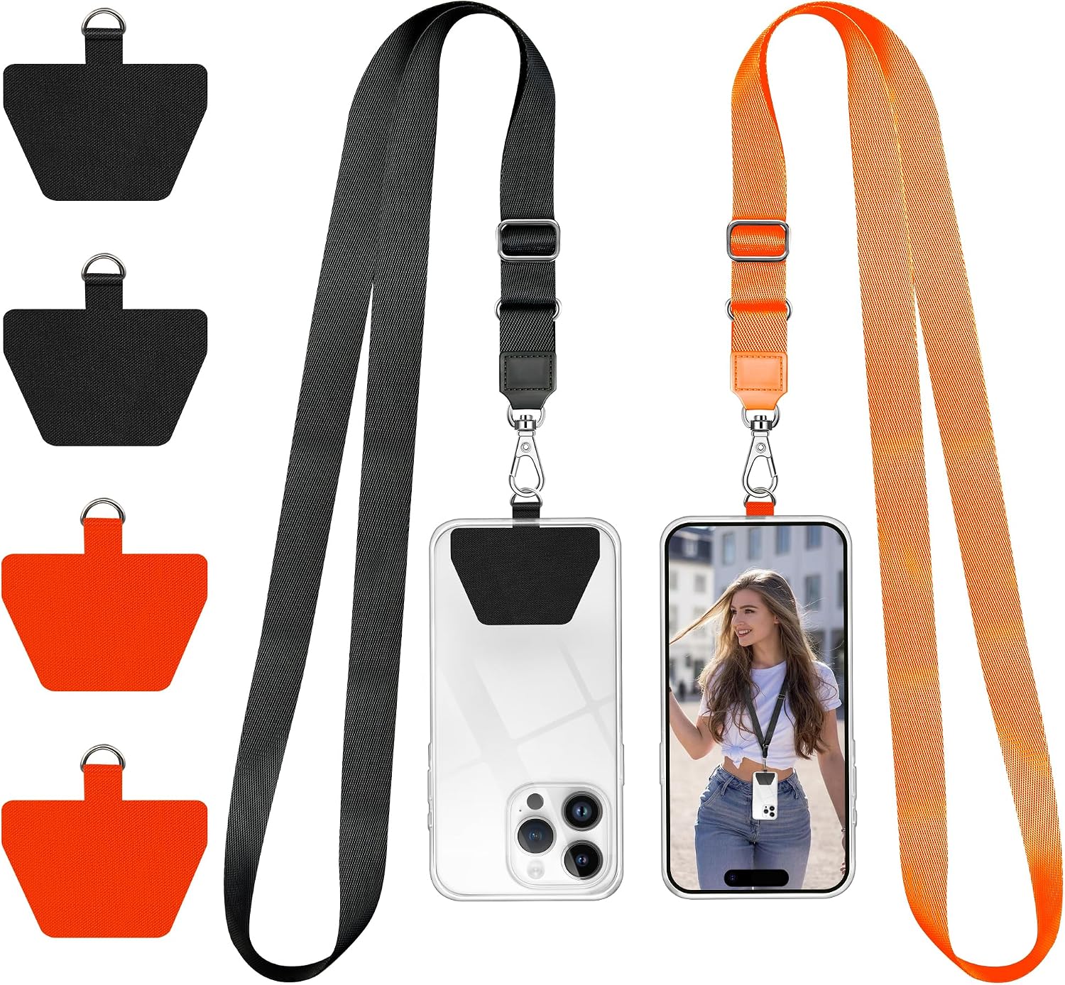 Universal Phone Neck Strap — Adjustable, for Case, Keys and ID