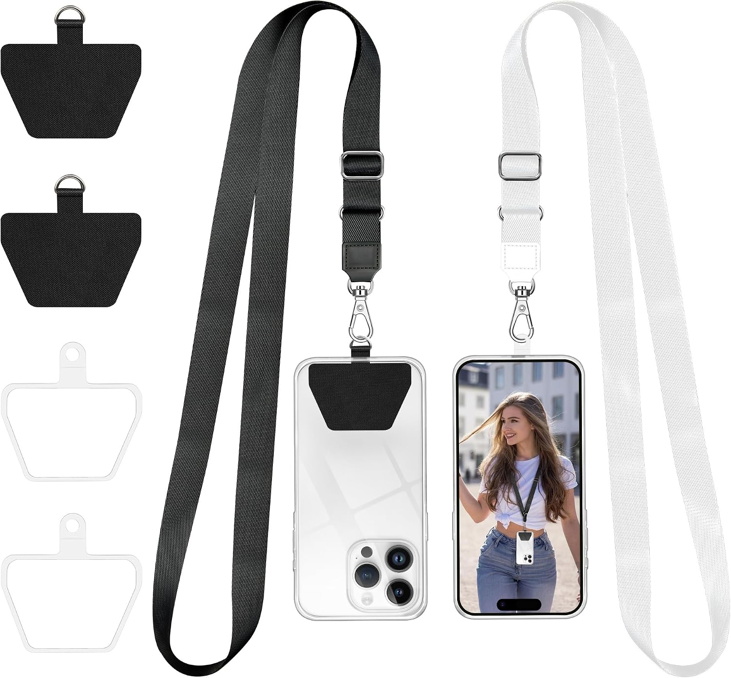 Universal Phone Neck Strap — Adjustable, for Case, Keys and ID