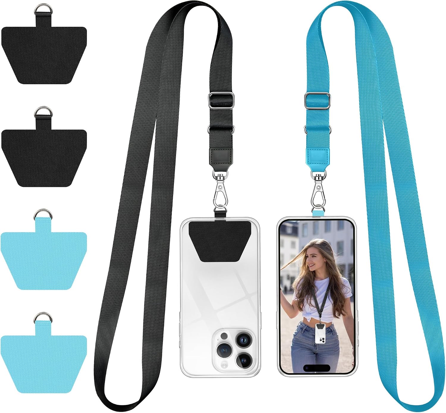Universal Phone Neck Strap — Adjustable, for Case, Keys and ID