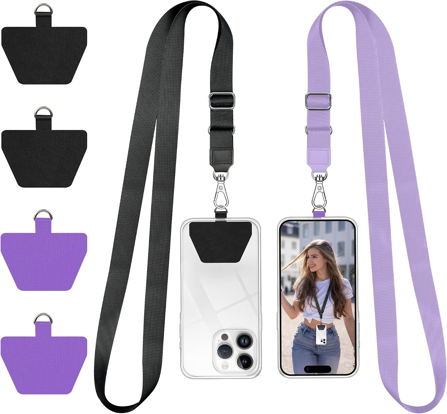 Universal Phone Neck Strap — Adjustable, for Case, Keys and ID