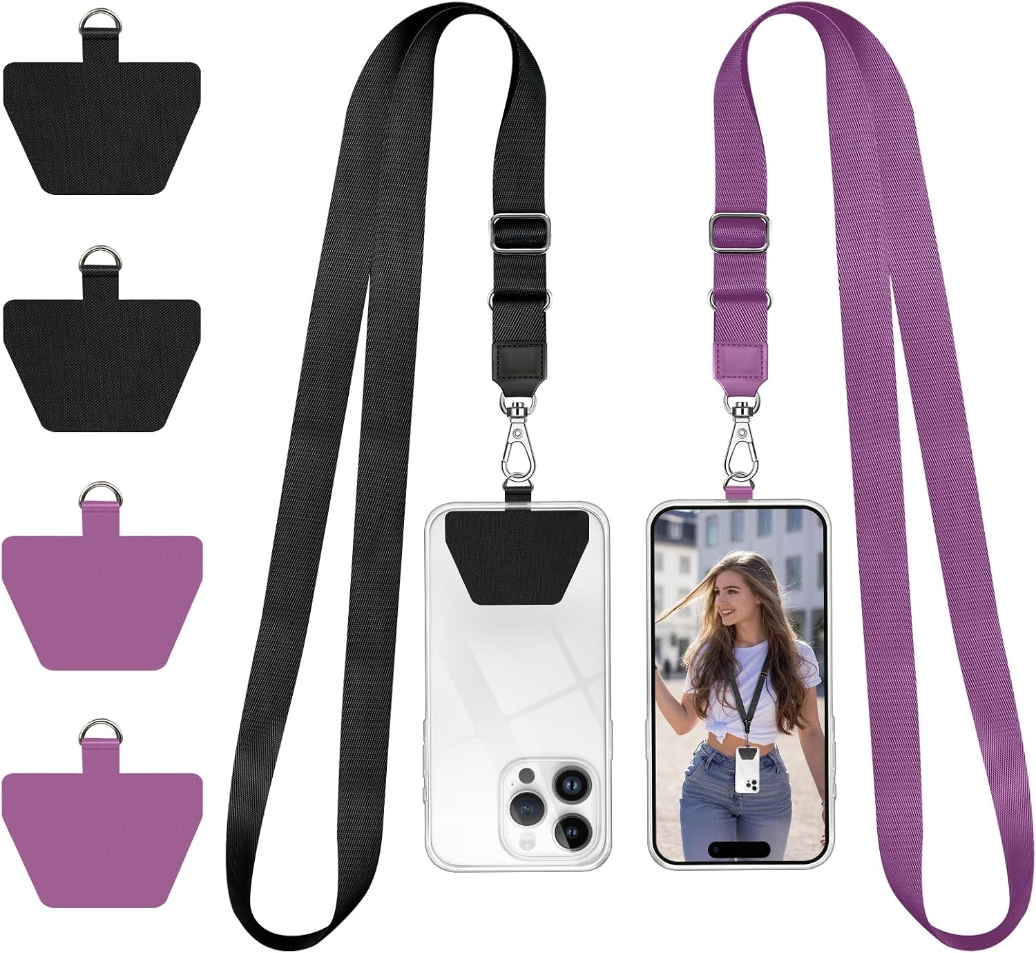 Universal Phone Neck Strap — Adjustable, for Case, Keys and ID