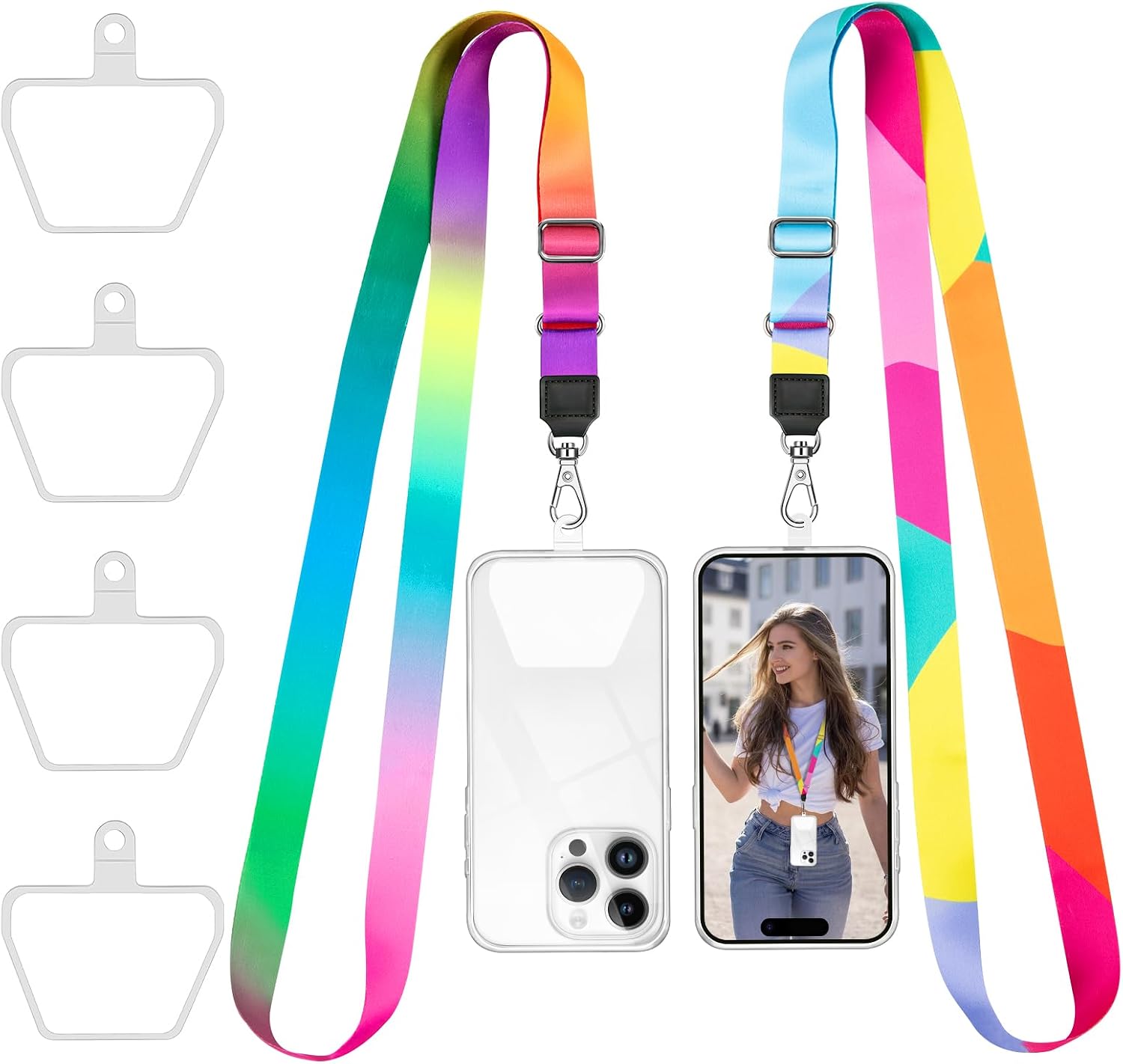 Universal Phone Neck Strap — Adjustable, for Case, Keys and ID