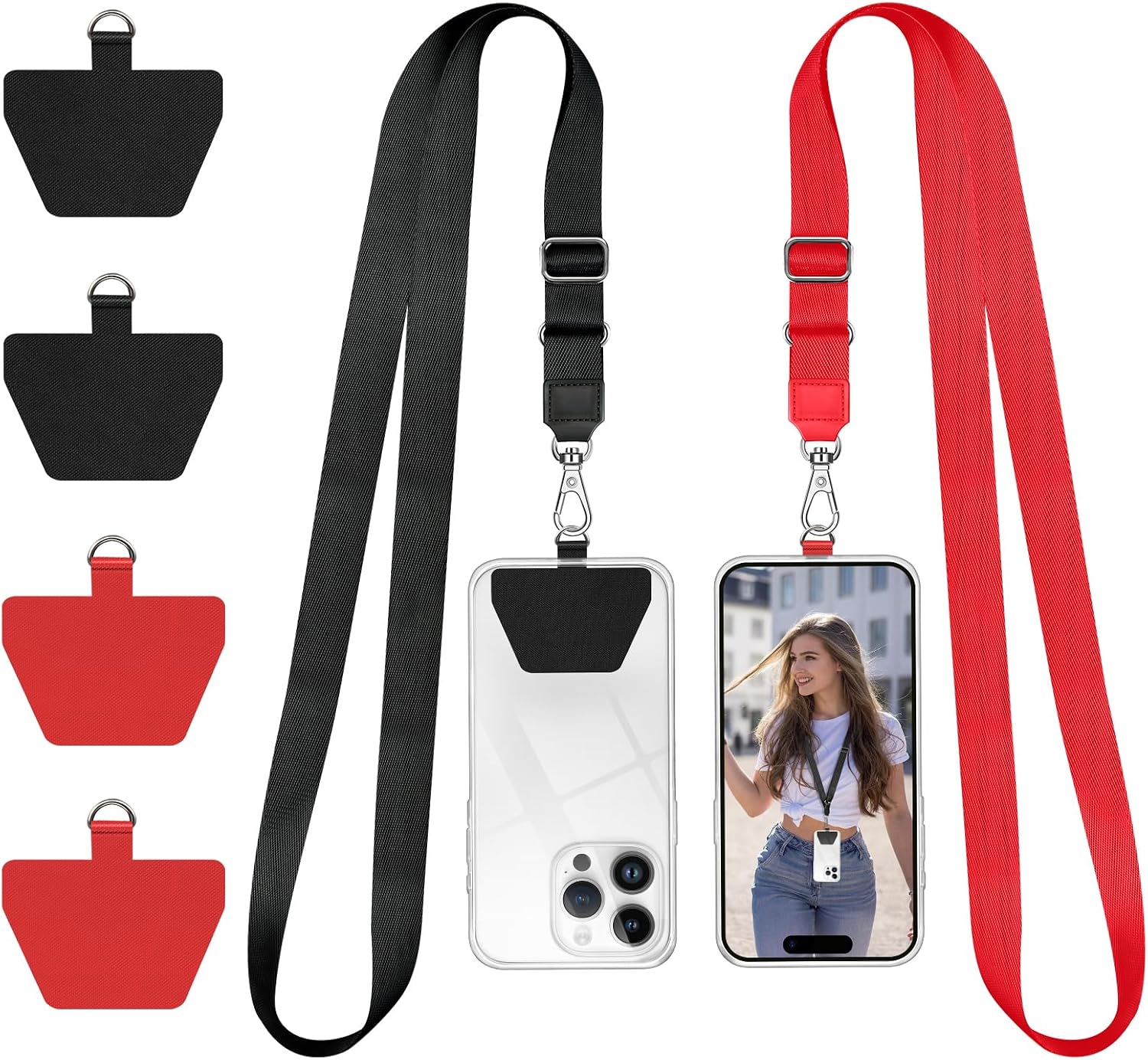 Universal Phone Neck Strap — Adjustable, for Case, Keys and ID