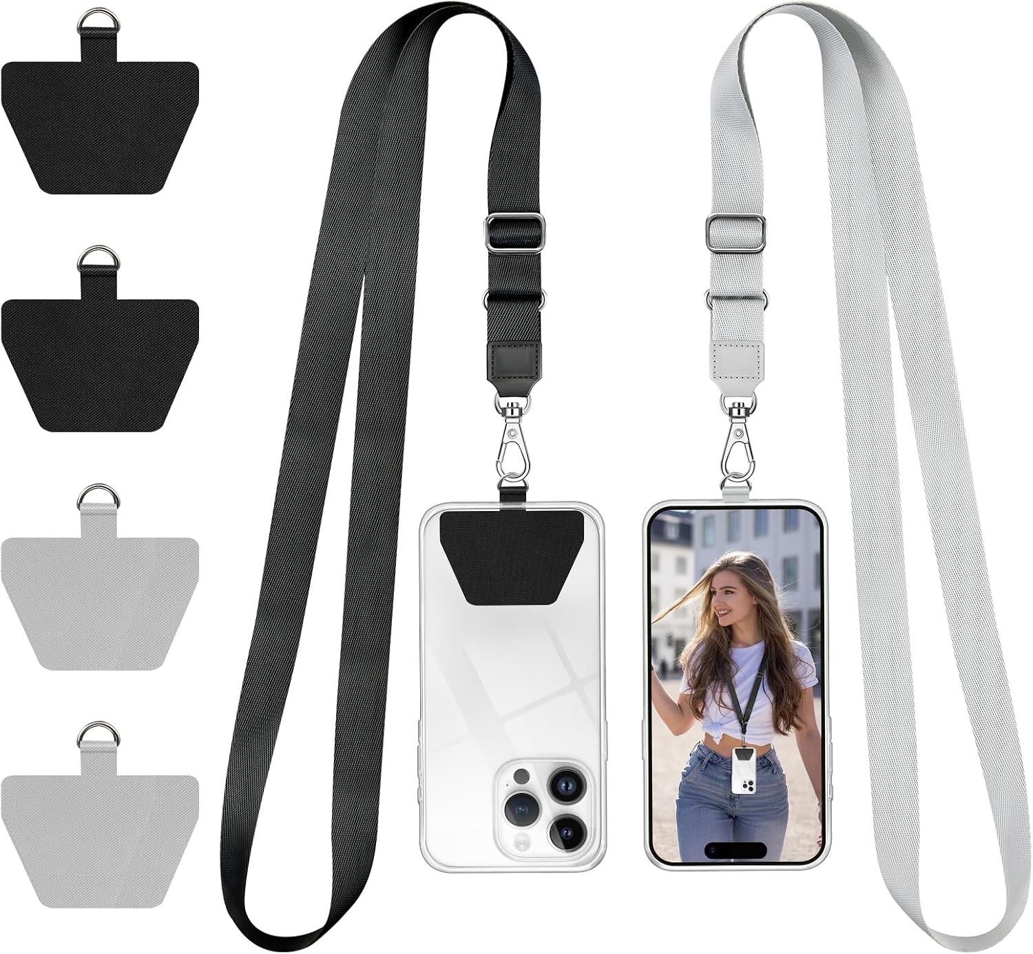 Universal Phone Neck Strap — Adjustable, for Case, Keys and ID