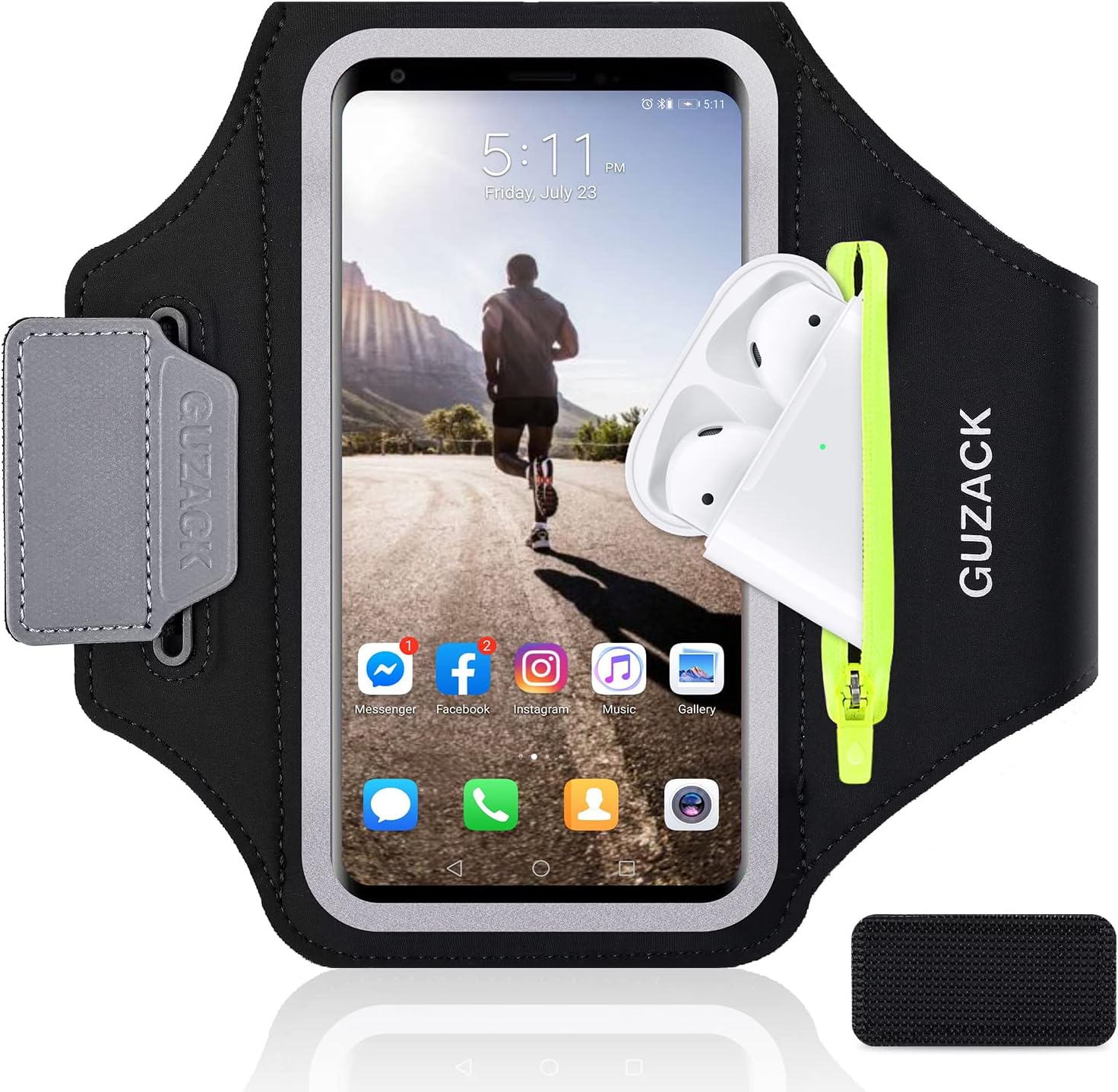 Running Armband for Phones — Adjustable, Sweat Resistant