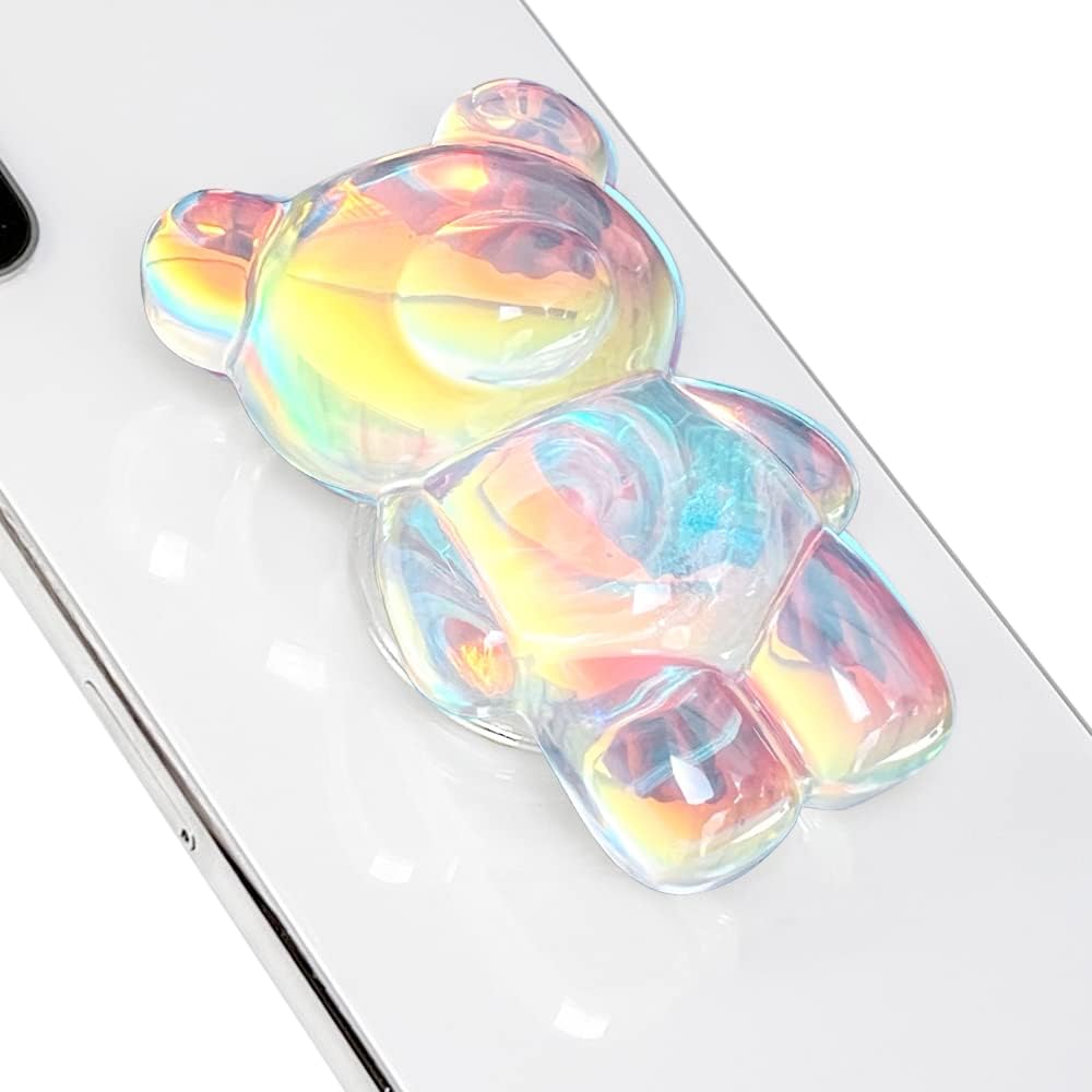 Magnetic Collapsible Phone Grip — 3D Gummy Bear Style