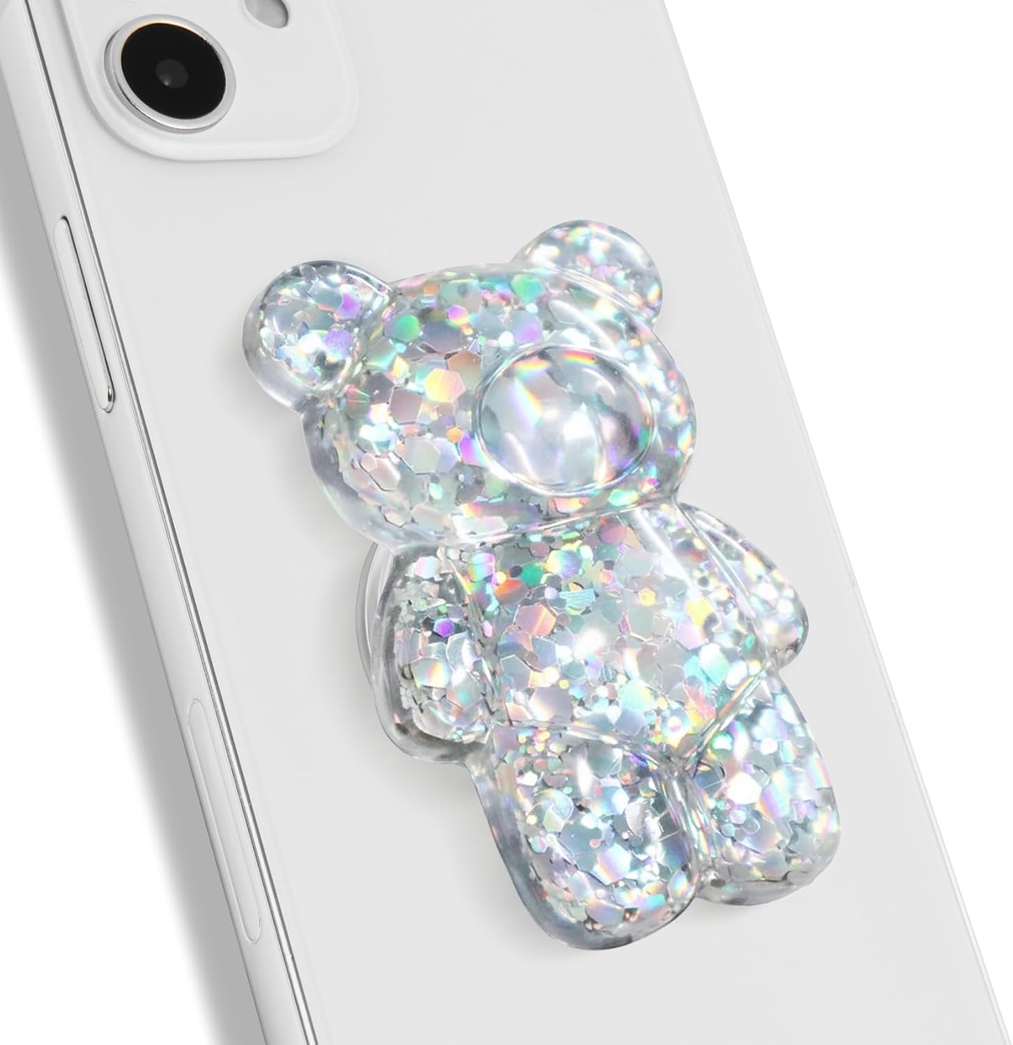 Magnetic Collapsible Phone Grip — 3D Gummy Bear Style