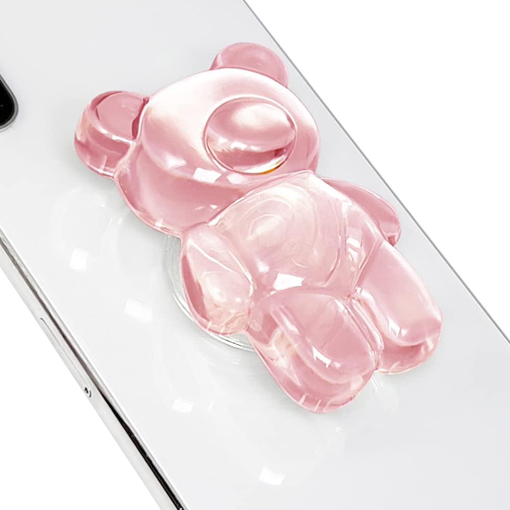 Magnetic Collapsible Phone Grip — 3D Gummy Bear Style