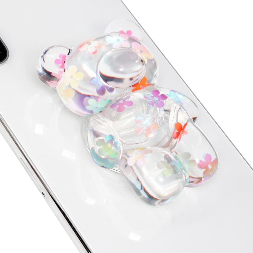 Magnetic Collapsible Phone Grip — 3D Gummy Bear Style