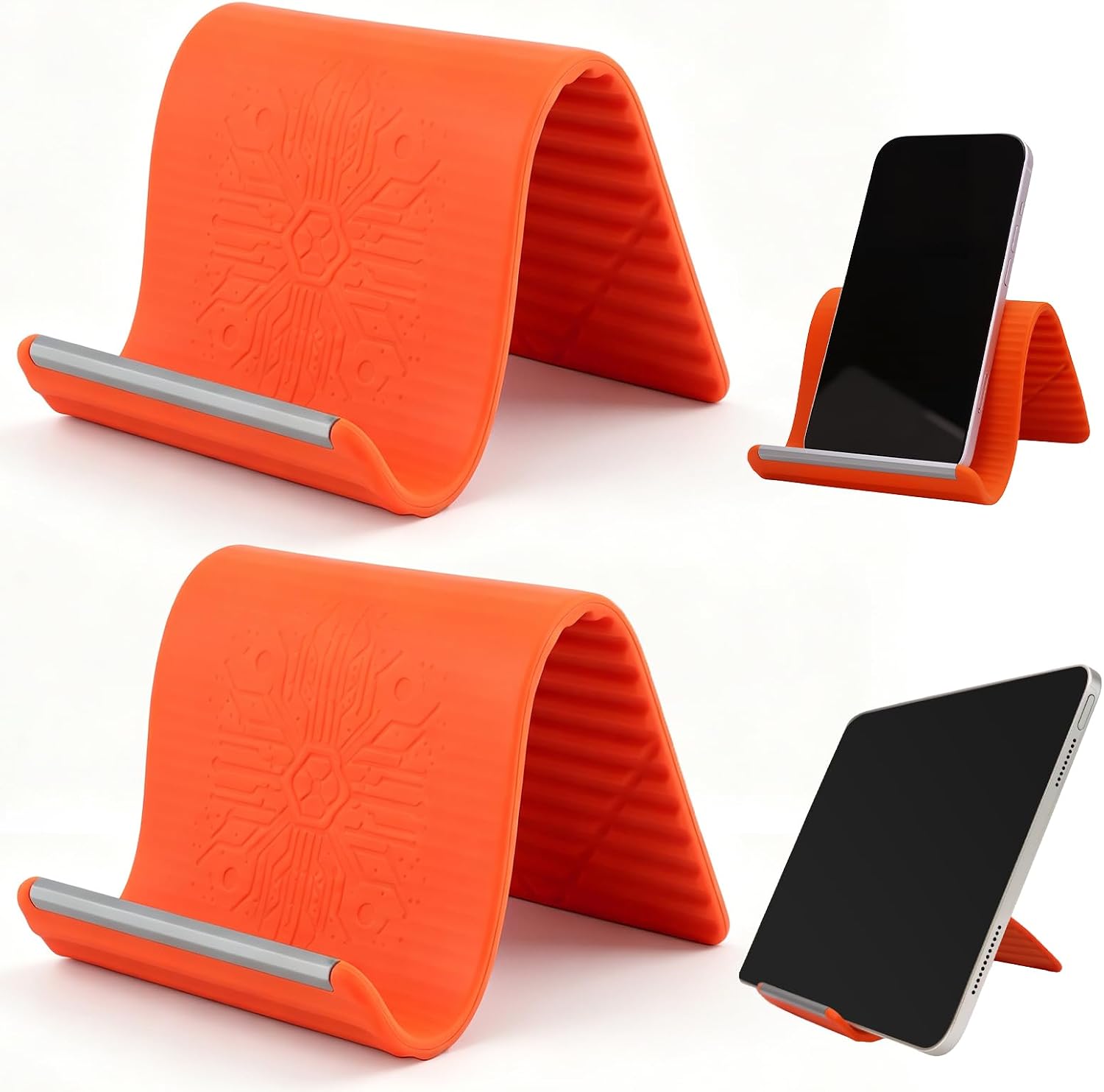 Bendable Silicone Phone Stand — 2 Pack, Foldable