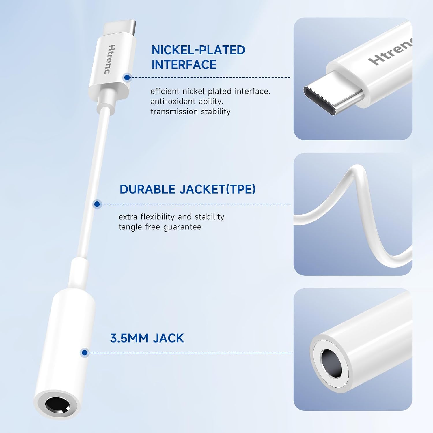 USB-C to 3.5 mm Headphone Jack Adapter