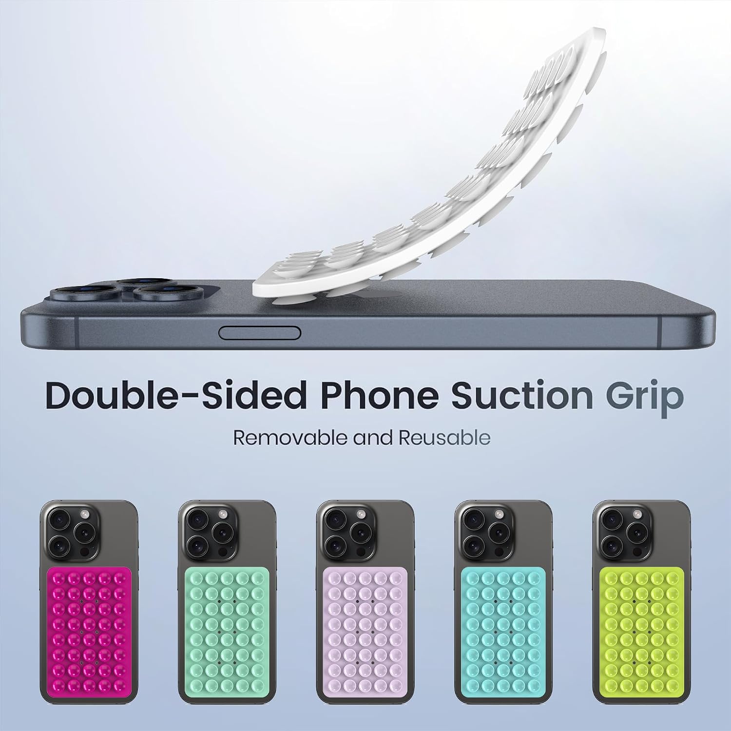 Double-Sided Silicone Suction Phone Mount